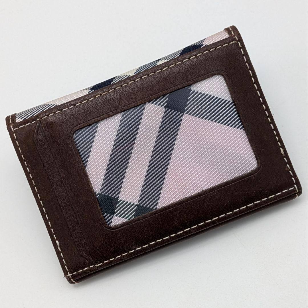 BURBERRY ブルーレーベル 名刺入れ カードケース ケース ピンク