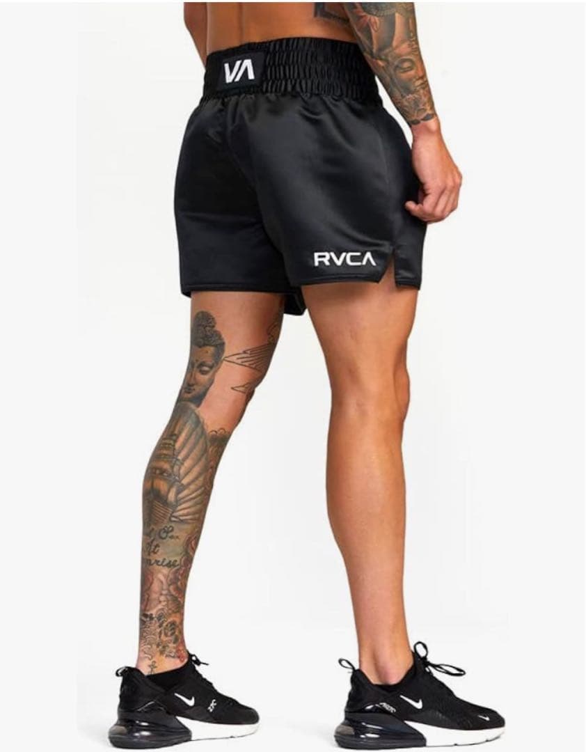 極美品 RVCA ルーカ バトルパンツ　ファイトショーツ ブラック XL