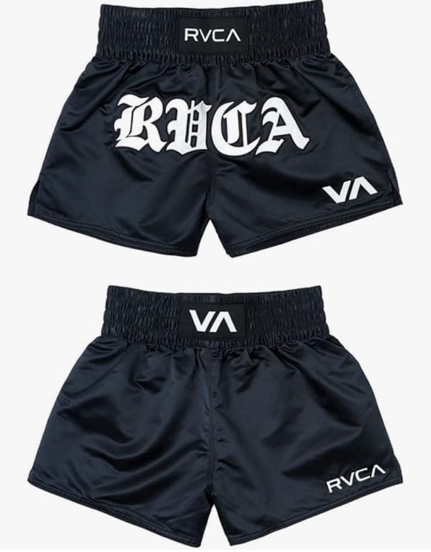 極美品 RVCA ルーカ バトルパンツ　ファイトショーツ ブラック XL