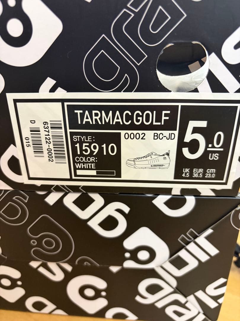 まりちゃん様　新品未使用　gravis golf ゴルフシューズ ホワイト