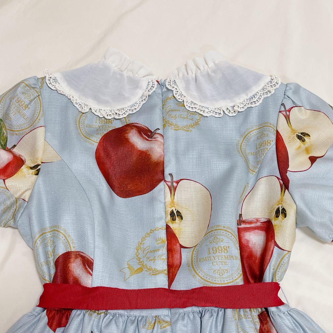 【Emily Temple Cute】Apple stampワンピース
