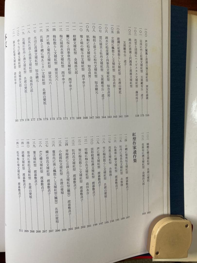 紅型 伝統技術保存会作品集　染織と生活社　昭和54年9月刊
