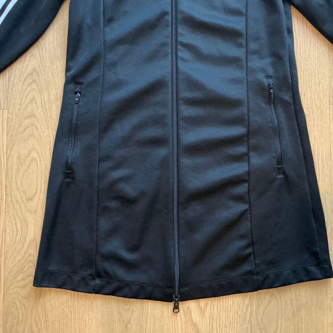 アディダスオリジナルス　トラックドレス ワンピース　ブルゾンコート　黒　XXL