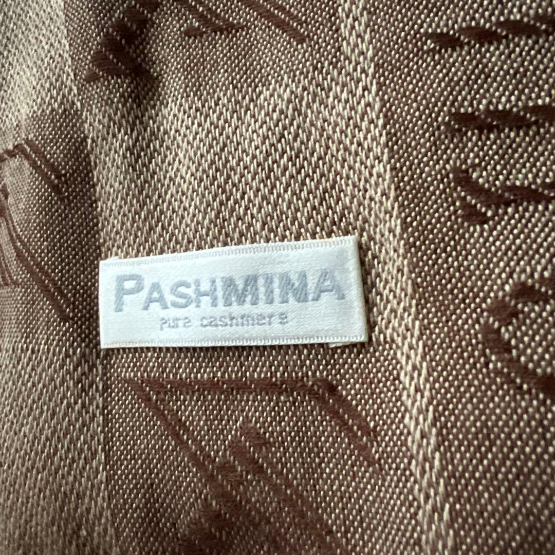 PASHMINA カシミヤ100% チェック柄ストール