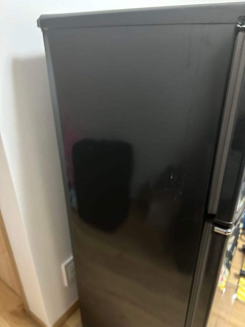 グレー 2ドア冷蔵庫