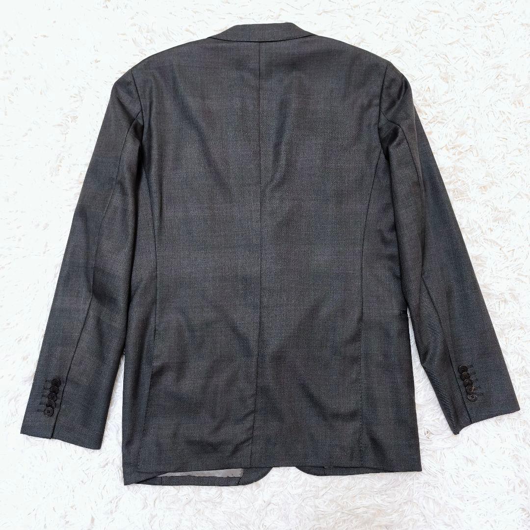 美品 近年モデルブラックレーベルクレストブリッジシャドーチェック柄ジャケットXL