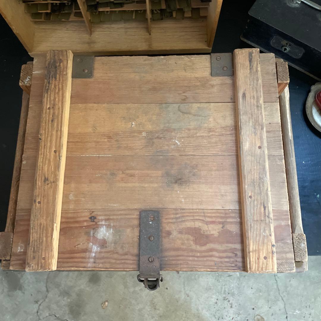 Vintage U.S.Army TNT アーモボックス 弾薬箱 ウッドボックス