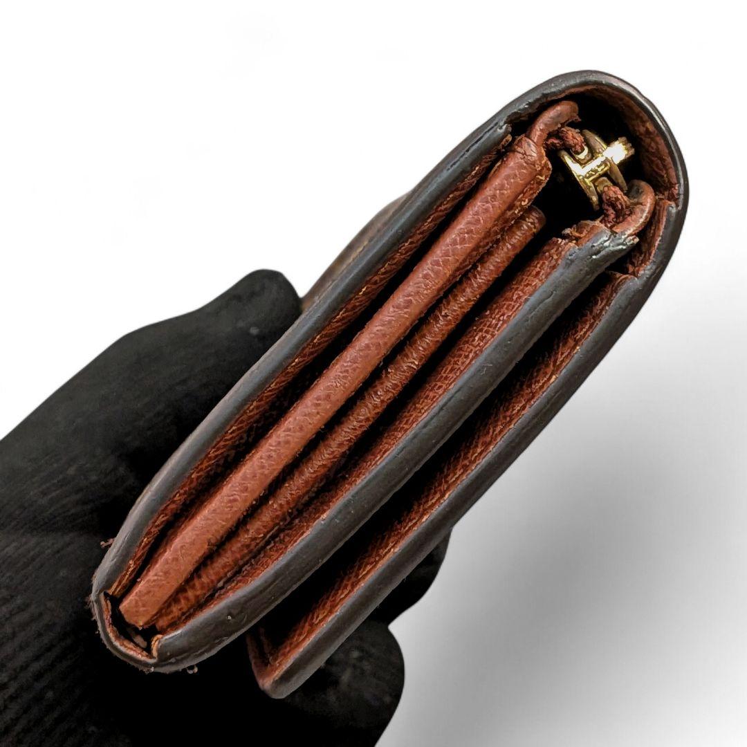 良品 ルイヴィトン モノグラム ポルトモネ ビエ トレゾール 折り財布 ①