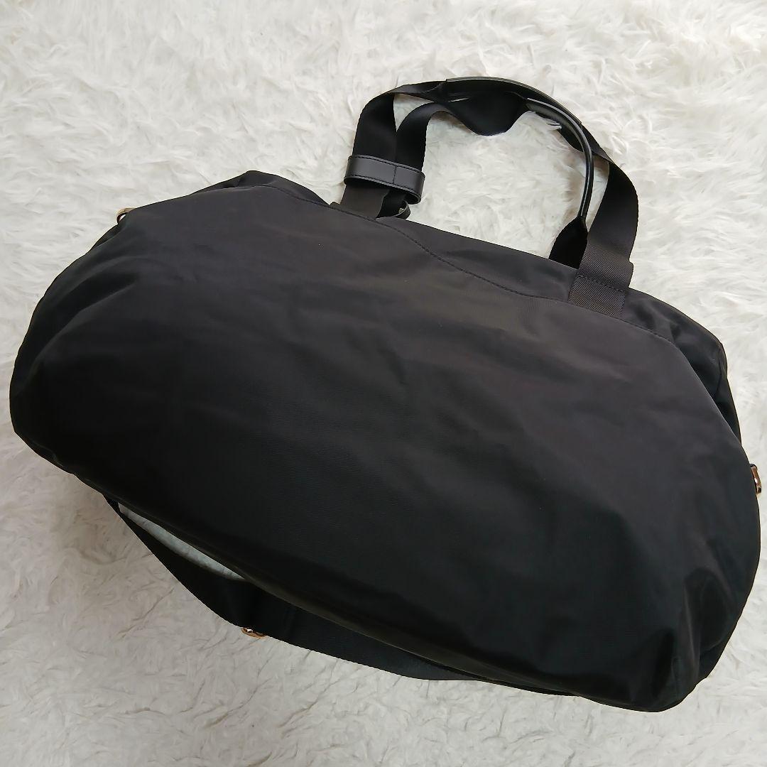 【美品】【agnes b.】FT03 2Way ボストンバッグ　チャーム、鍵付