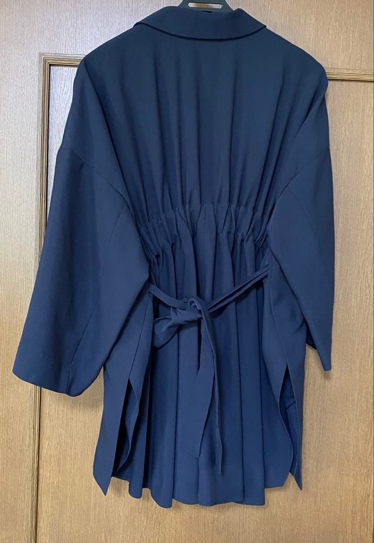 ENFOLDエンフォルド Twill BACK ギャザーテーラードジャケット