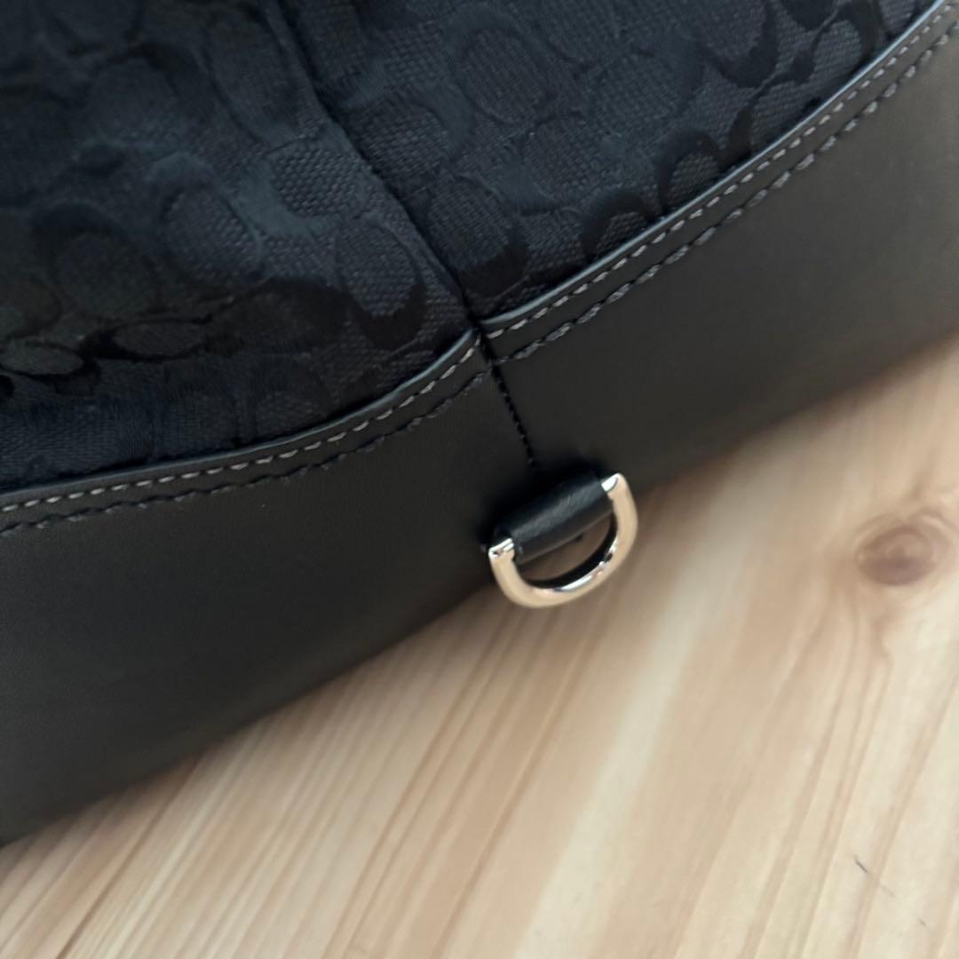 COACH コーチ シグネチャー 2WAY ボストンバッグ キャンバス