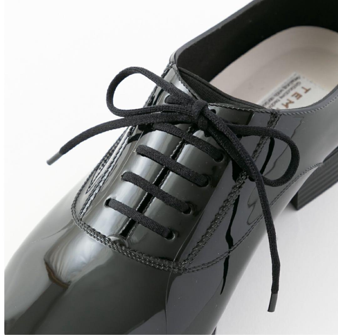 【新品未使用品】TEMPERATE テンパレイトブラック　レースアップシューズ