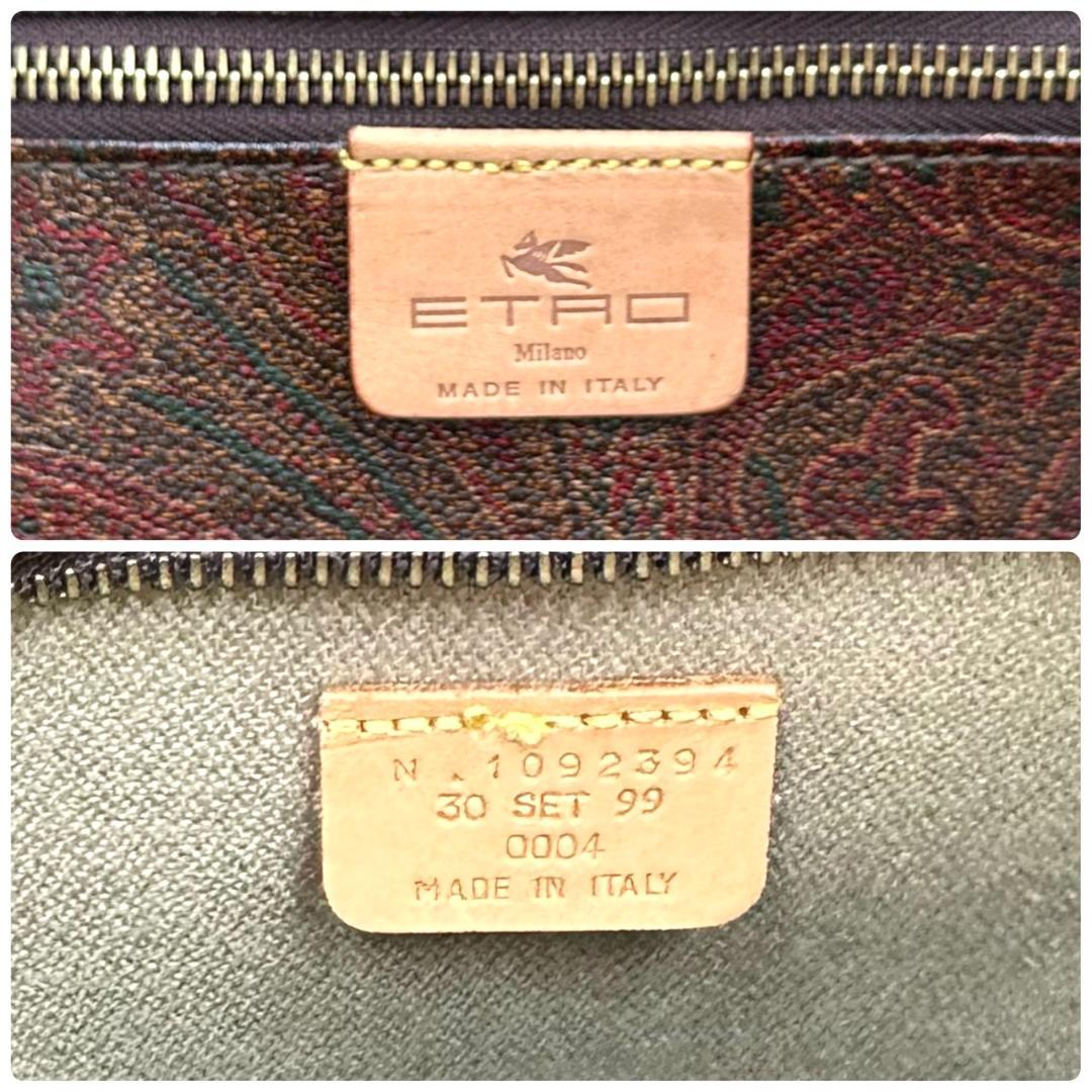 ETRO エトロ ペイズリー 2way ボストンバッグ 旅行用バッグ 男女兼用