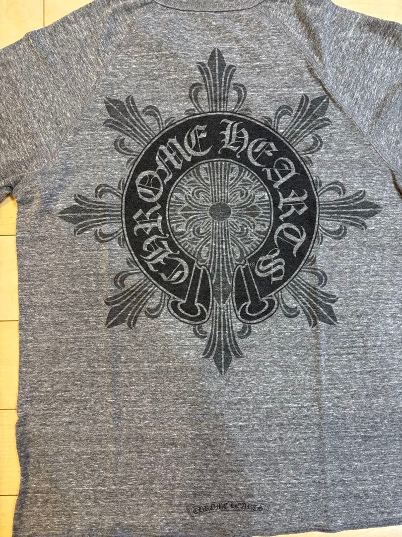 CHROME HEARTS ヘンリーネック　グレー　クロムハーツ　M 正規品