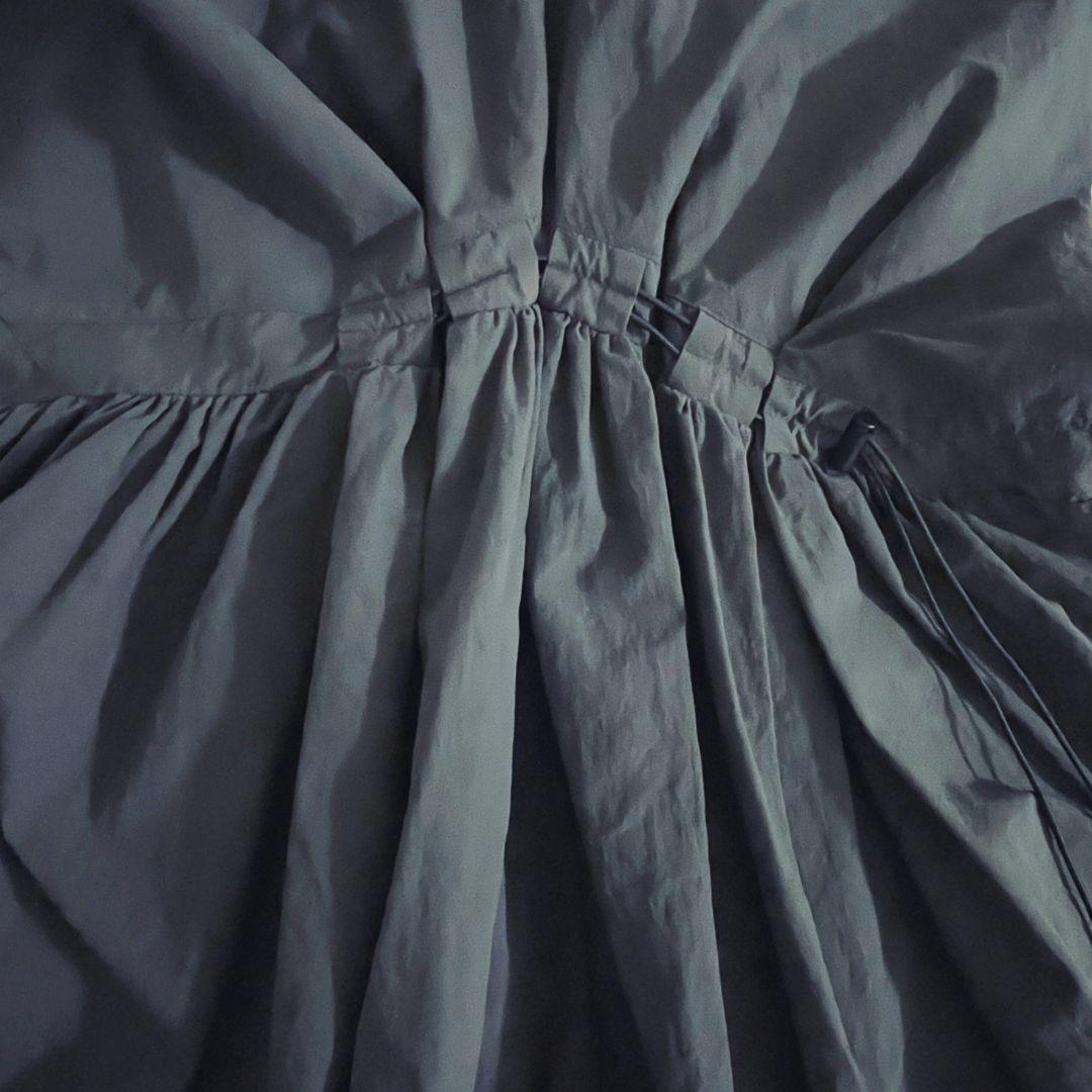 スカート nagonstans asymmetry drawstring skirt M