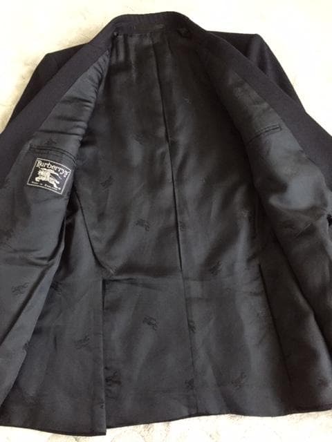良品　BURBERRY ネイビー ダブルブレストジャケット