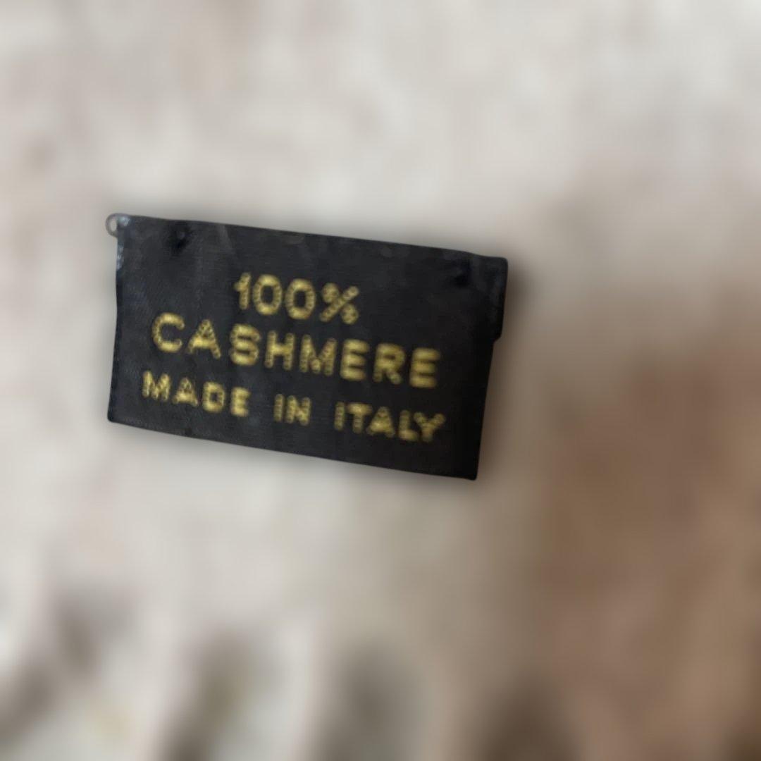 希少　Loro Piana 花柄リバーシブル カシミヤ100マフラー
