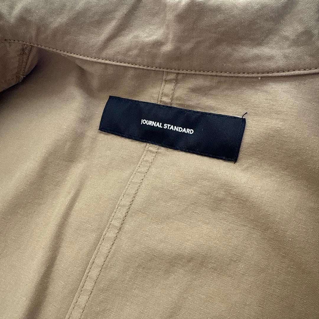 JOURNAL STANDARD コットンツイル ロングコート カーキ