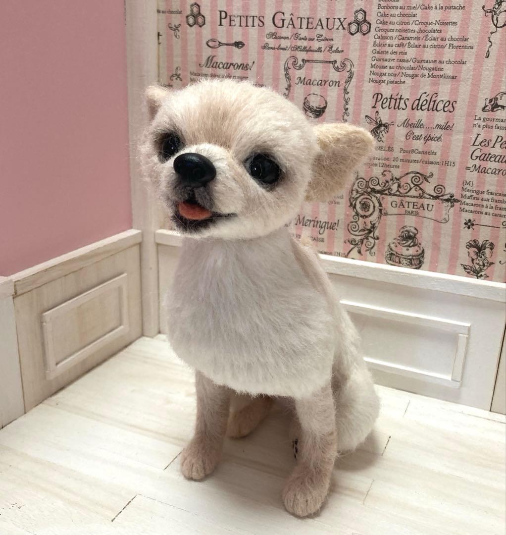 羊毛フェルトオーダー　犬　チワワ