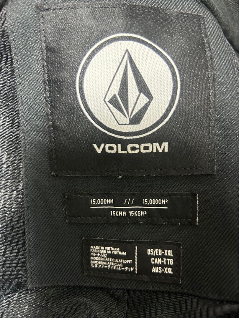 volcom articulated pants ブラック　xxl