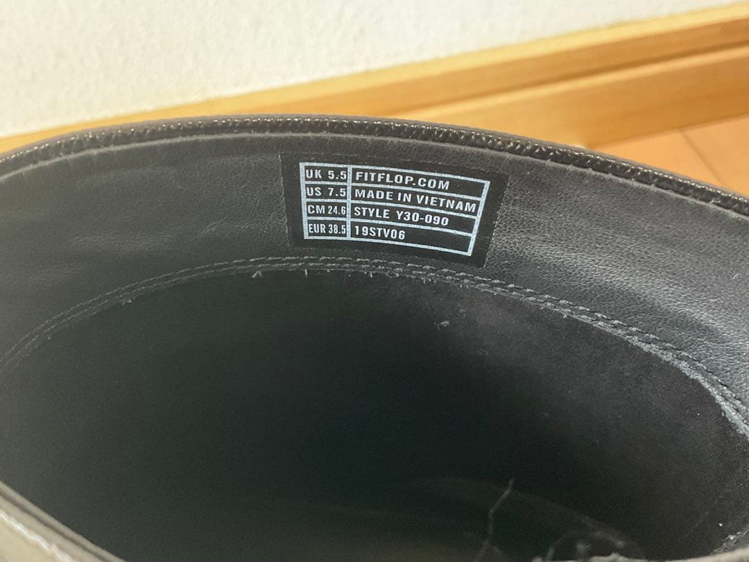 fitflop レディースブーツ　24.5cm ブラック