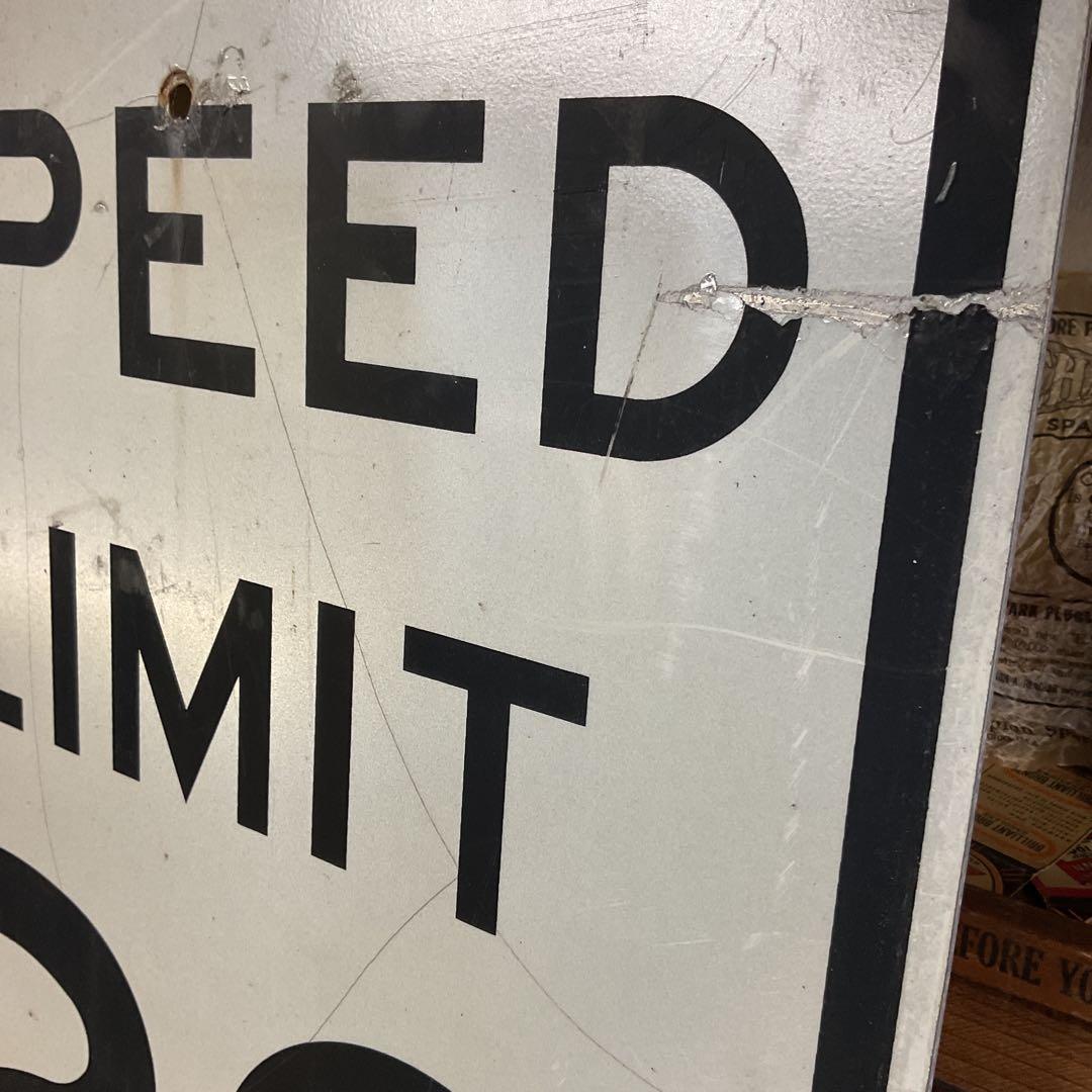 アンティーク雑貨 USA SPEED LIMIT20