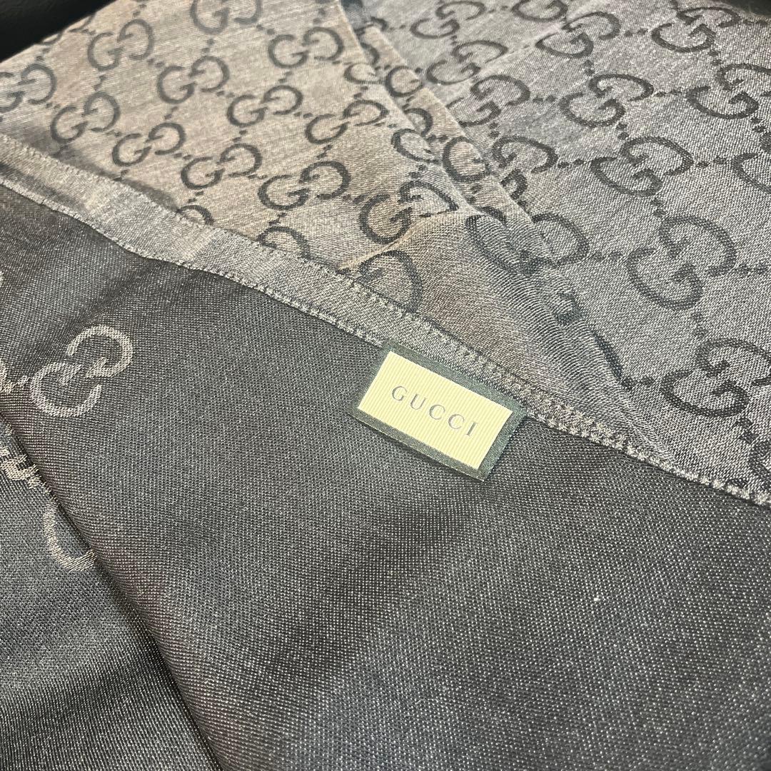 グッチGUCCI ストール　グレー