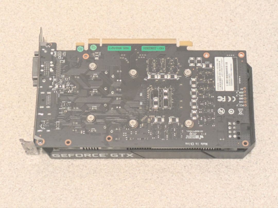 動作確認済　返品可能　GeForce GTX 1650 EX 4GB 玄人志向