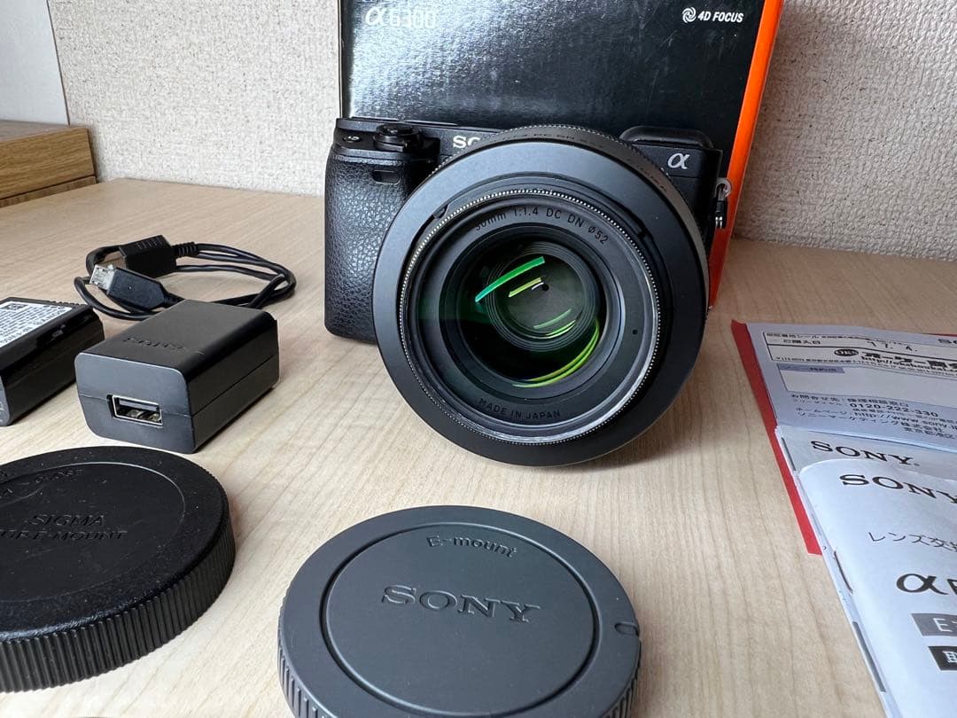 美品　SONY α6300 + Sigma 30mm f1.4 E-マウント