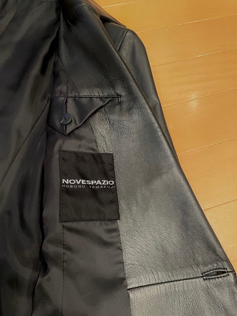 ノーベスパジオ　羊革ロングコート（M）