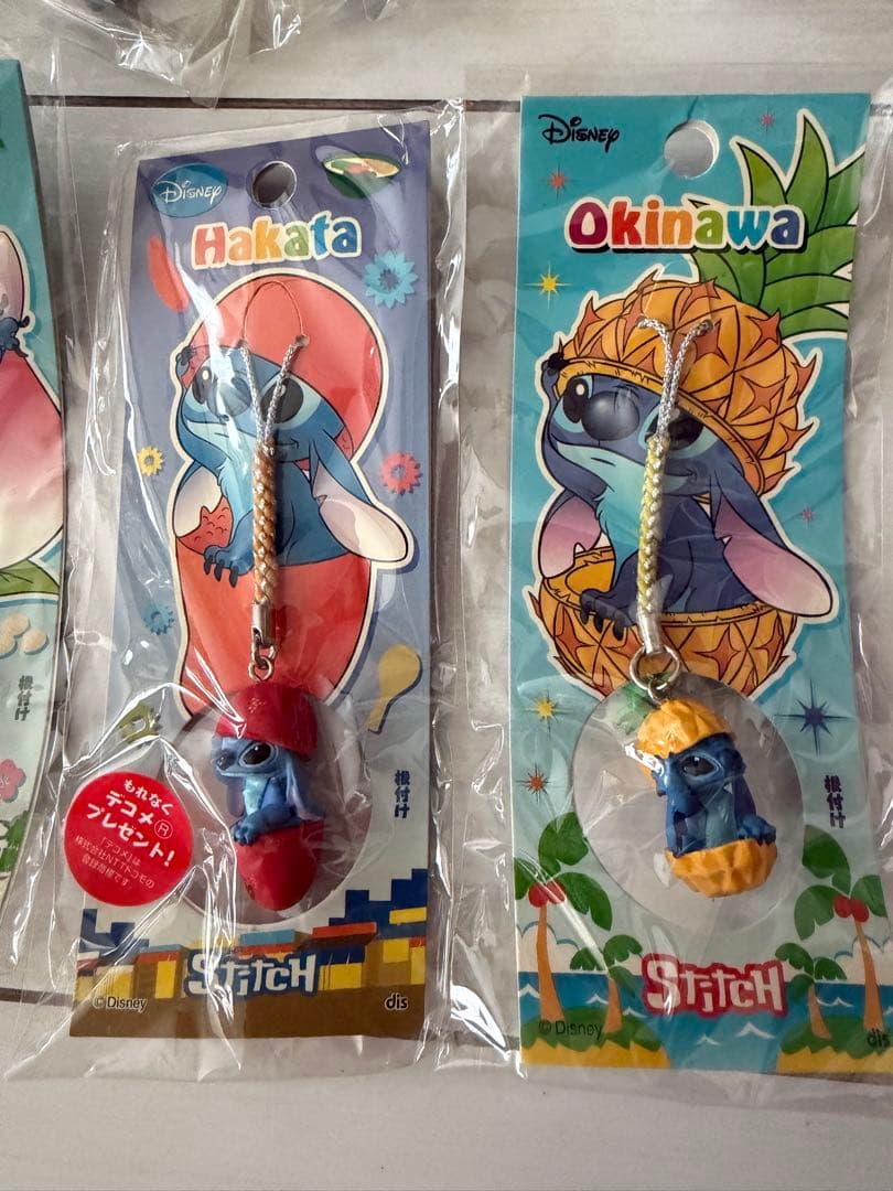 ディズニー スティッチ Stitch ご当地ストラップ タオル セット