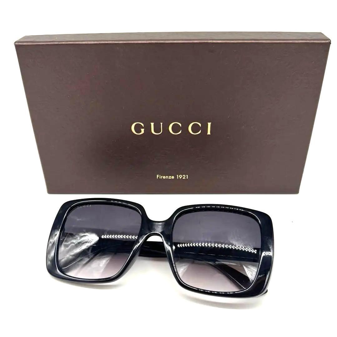 美品GUCCIグッチGG0632S GGマーモントサングラス FP9788紫外線