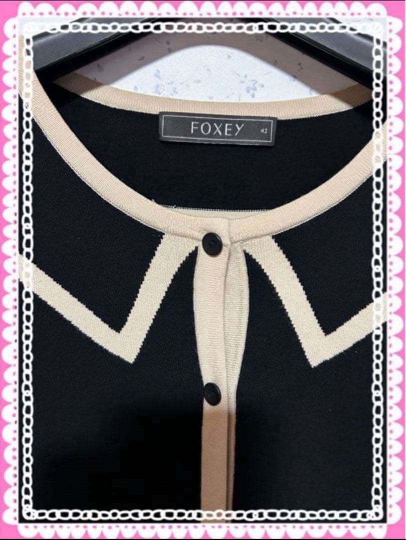 ⭐️限定価格❣️卒業卒園 入学入園❣️フォクシー FOXEYニット セーター42訳アリ