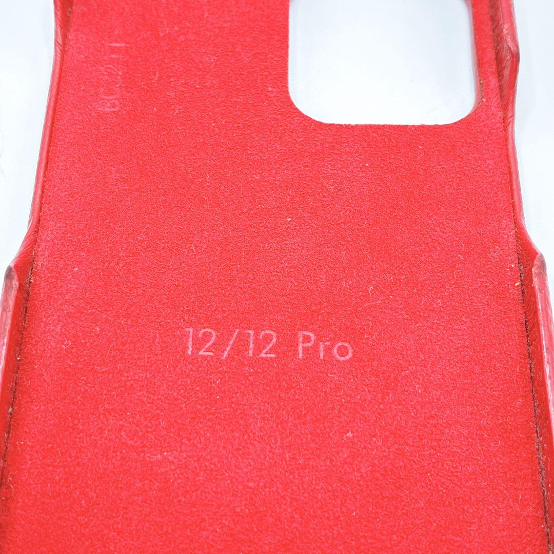 良品⭐️ルイヴィトン　アイフォンケース　iPhone12 Pro モノグラム　赤