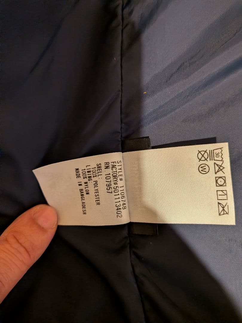 美品 mont-bell ボアフリースベスト Men's　ネイビー