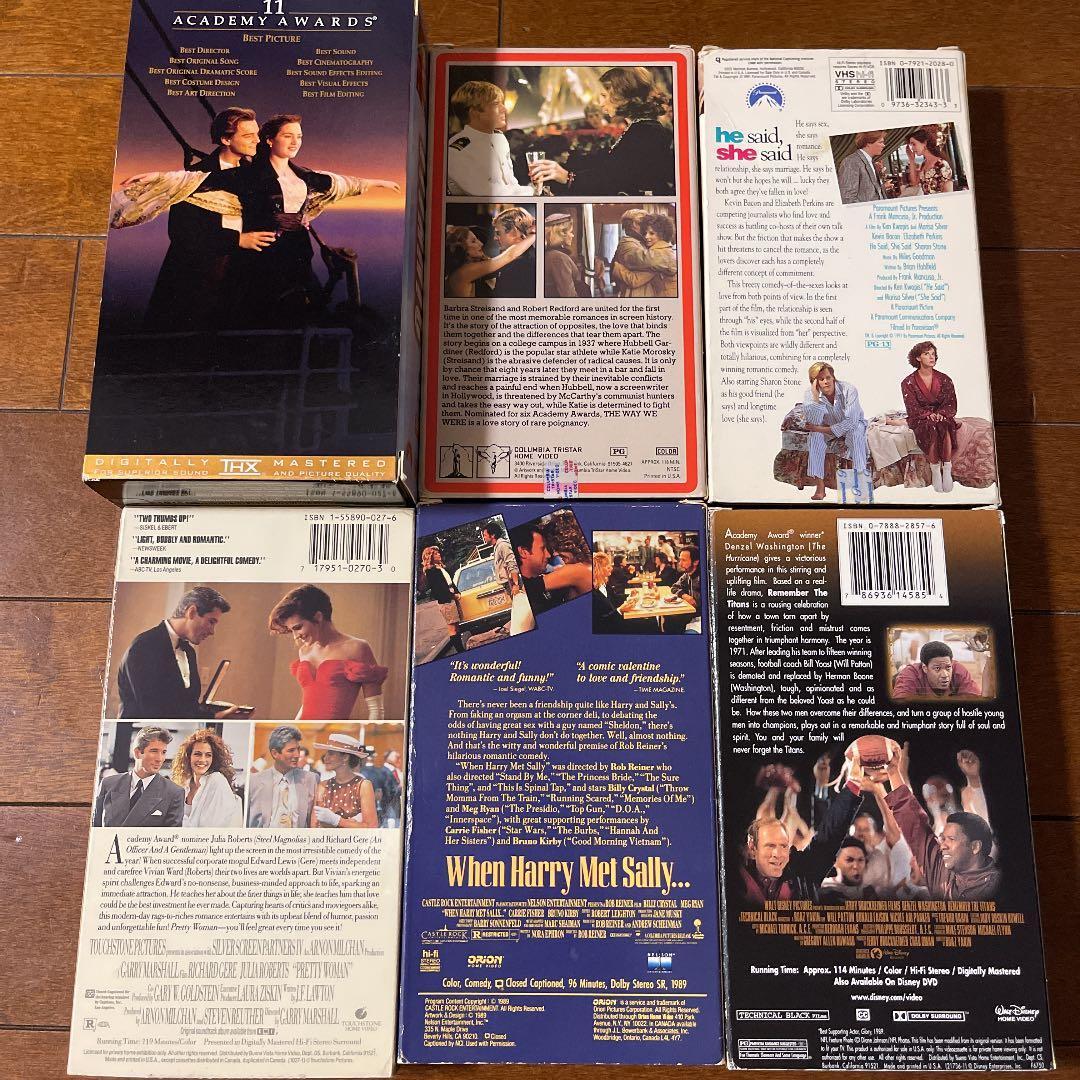 VHS 映画　6本