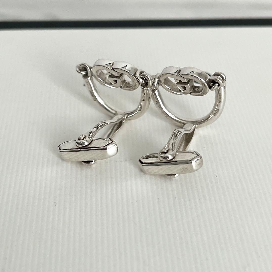 美品✨グッチ　カフス　カフリンクス　インターロッキング　シルバー925