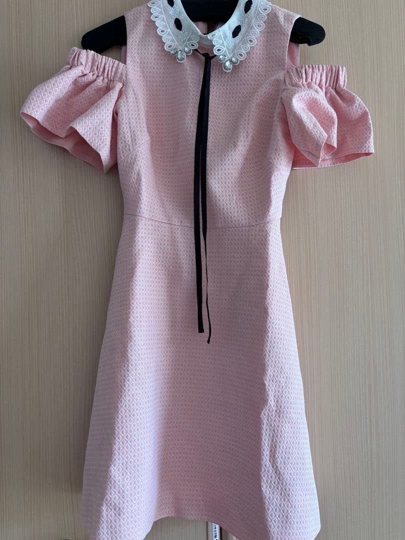 ピンク オフショルダー ワンピース　TEDBAKER テッドベイカー