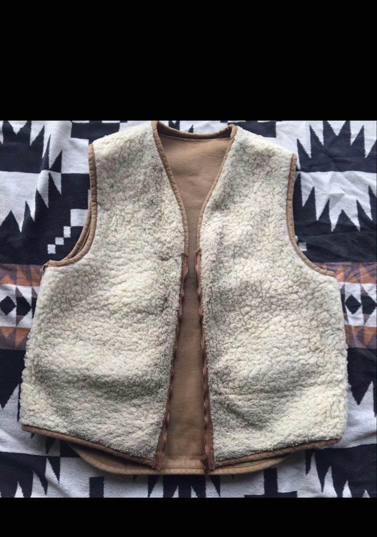 70's carhartt カーハート ダックベスト 裏ボア USA製