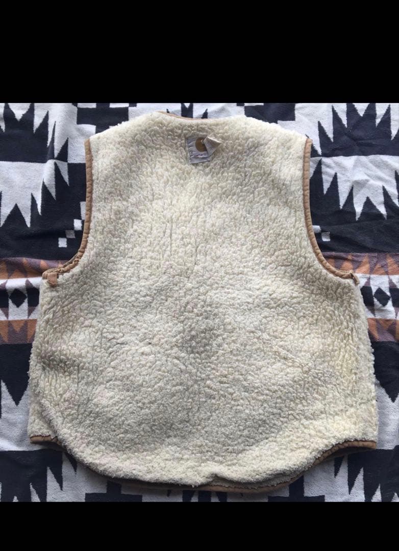 70's carhartt カーハート ダックベスト 裏ボア USA製