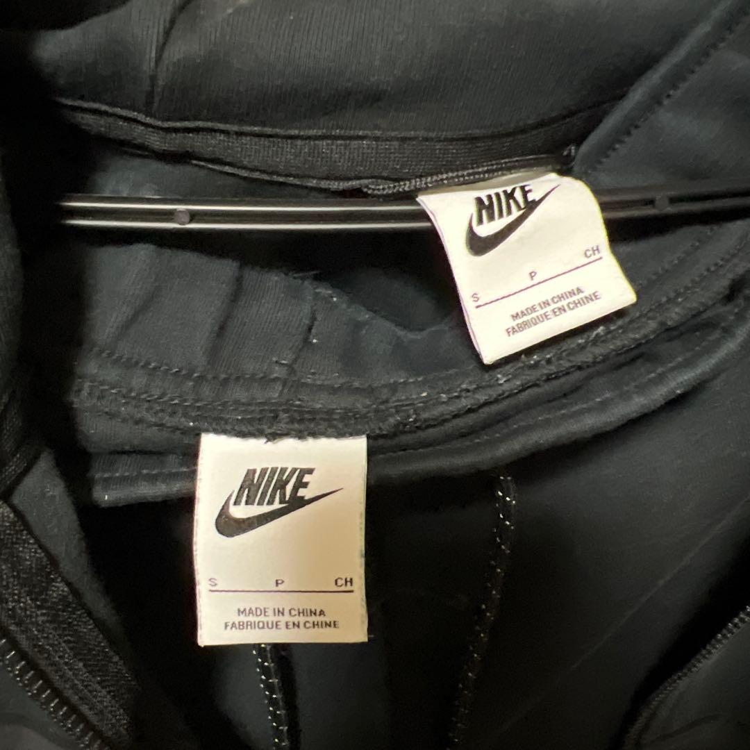 ルイルイ　NIKEテックフリース　セットアップ　ブラック　S