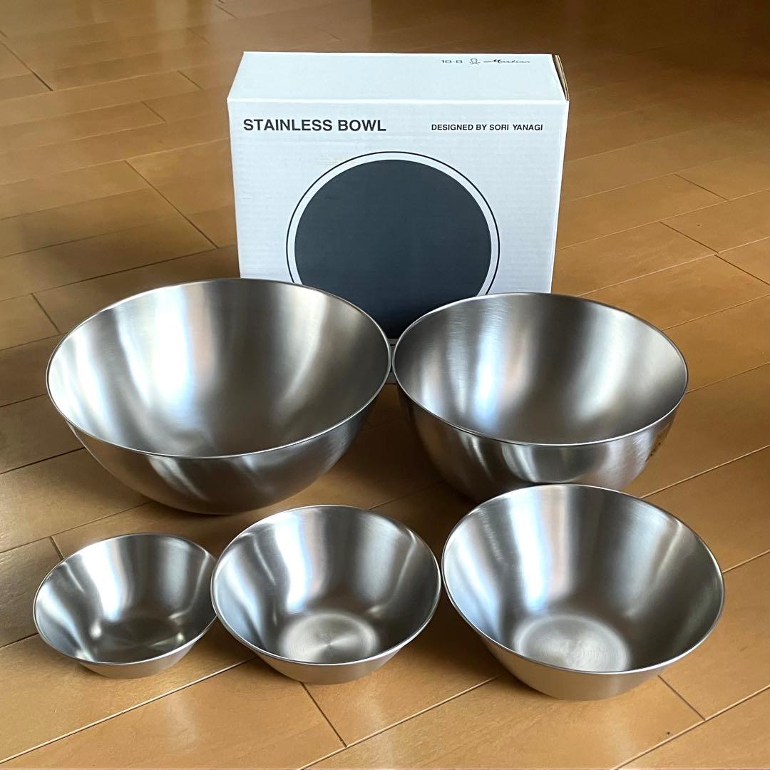 新品未使用 柳宗理 ステンレスボウル 5点セット