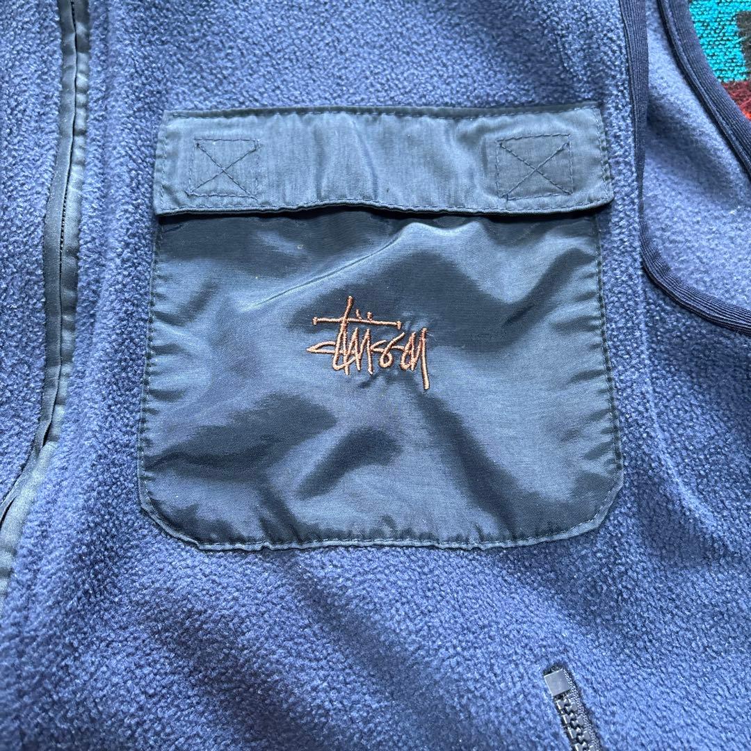 希少!! 90s OLD STUSSY OUTDOOR フリース ベスト