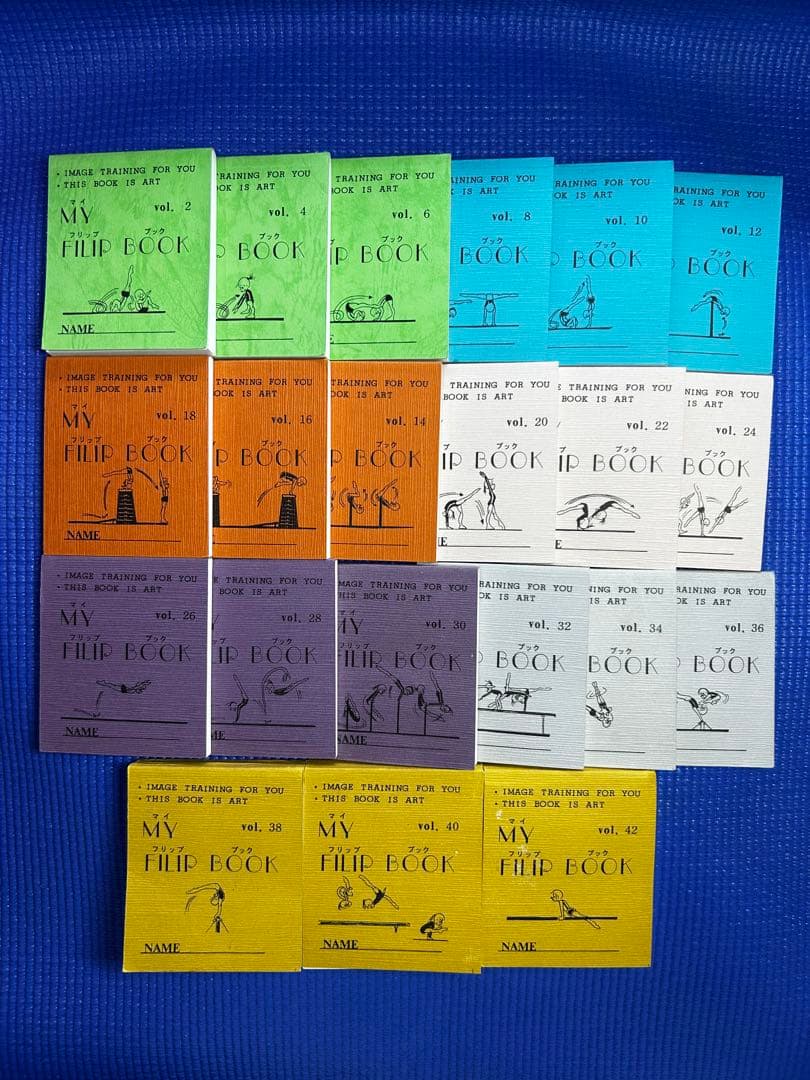希少・MY FILIP BOOK 全21冊セット(両面刷り) 42種類　器械体操