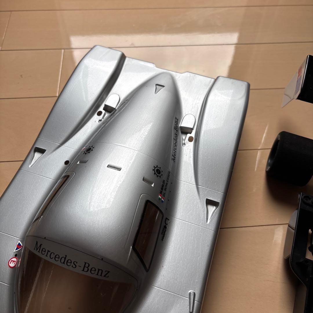 タミヤラジコン　メルセデスＣ11 Ｃカー　アルミモーターマウント　デフハウジング