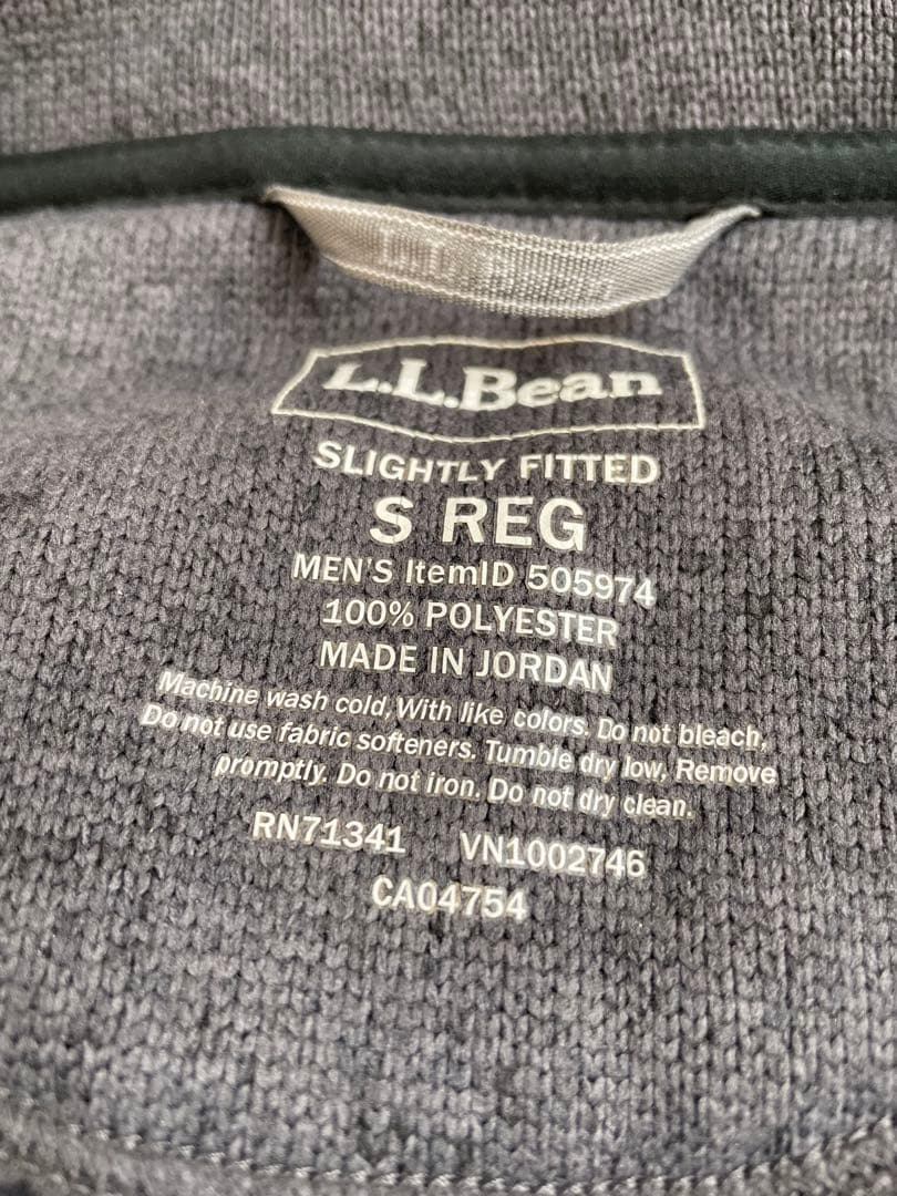 L.L.Bean エルエルビーン　セーターフリースベスト S グレーミックス