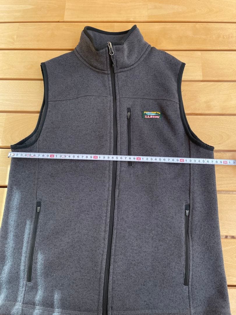 L.L.Bean エルエルビーン　セーターフリースベスト S グレーミックス