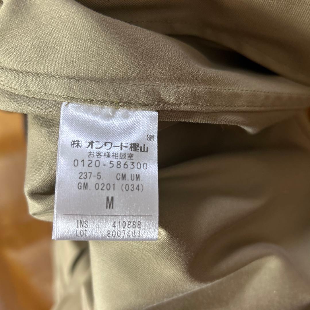 ベージュ Mサイズ トレンチコート　キャメル