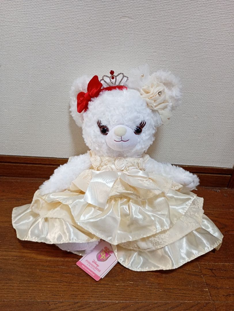 ユニベア　白雪姫アプフェルローズぬいぐるみ　THE HANYウエディングドレス付