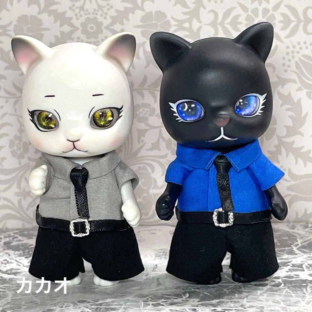 Ma-jet.オーダーページ　カプセルドールネコ　アウトフィット　黒スーツ